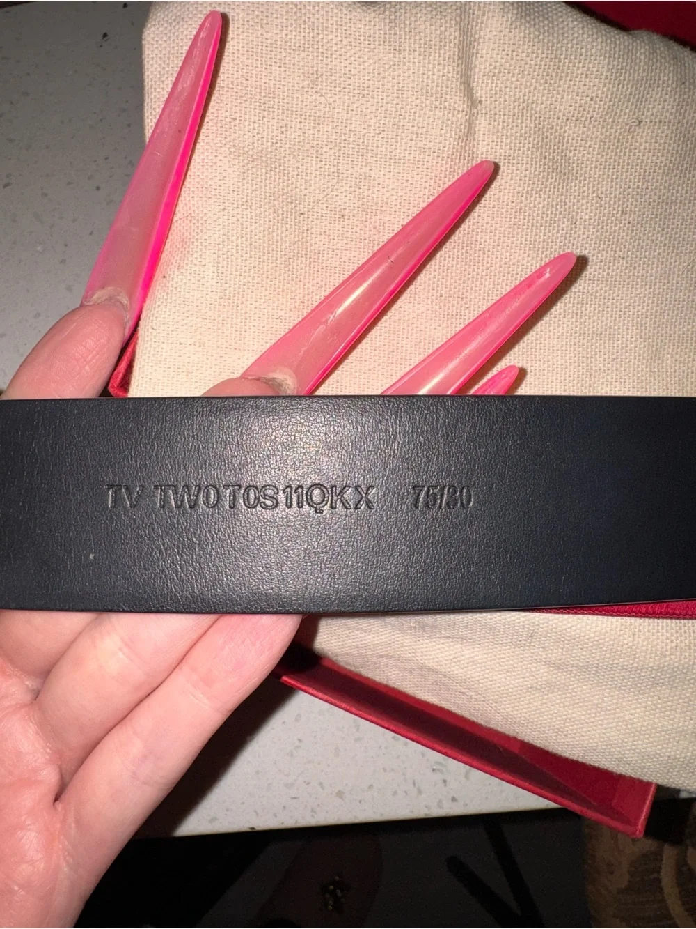 Valentino Garavani Reversible Neon Yellow V Logo Leather Belt Fluo
